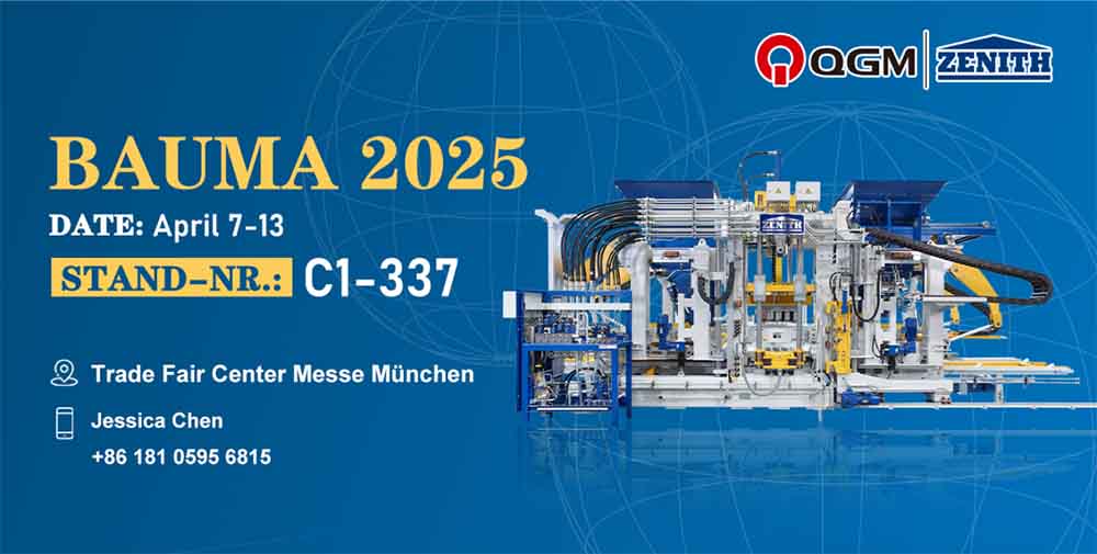 QGM shkëlqen në Bauma 2025! Bota përqendrohet në fuqinë e bërjes së tullave të 